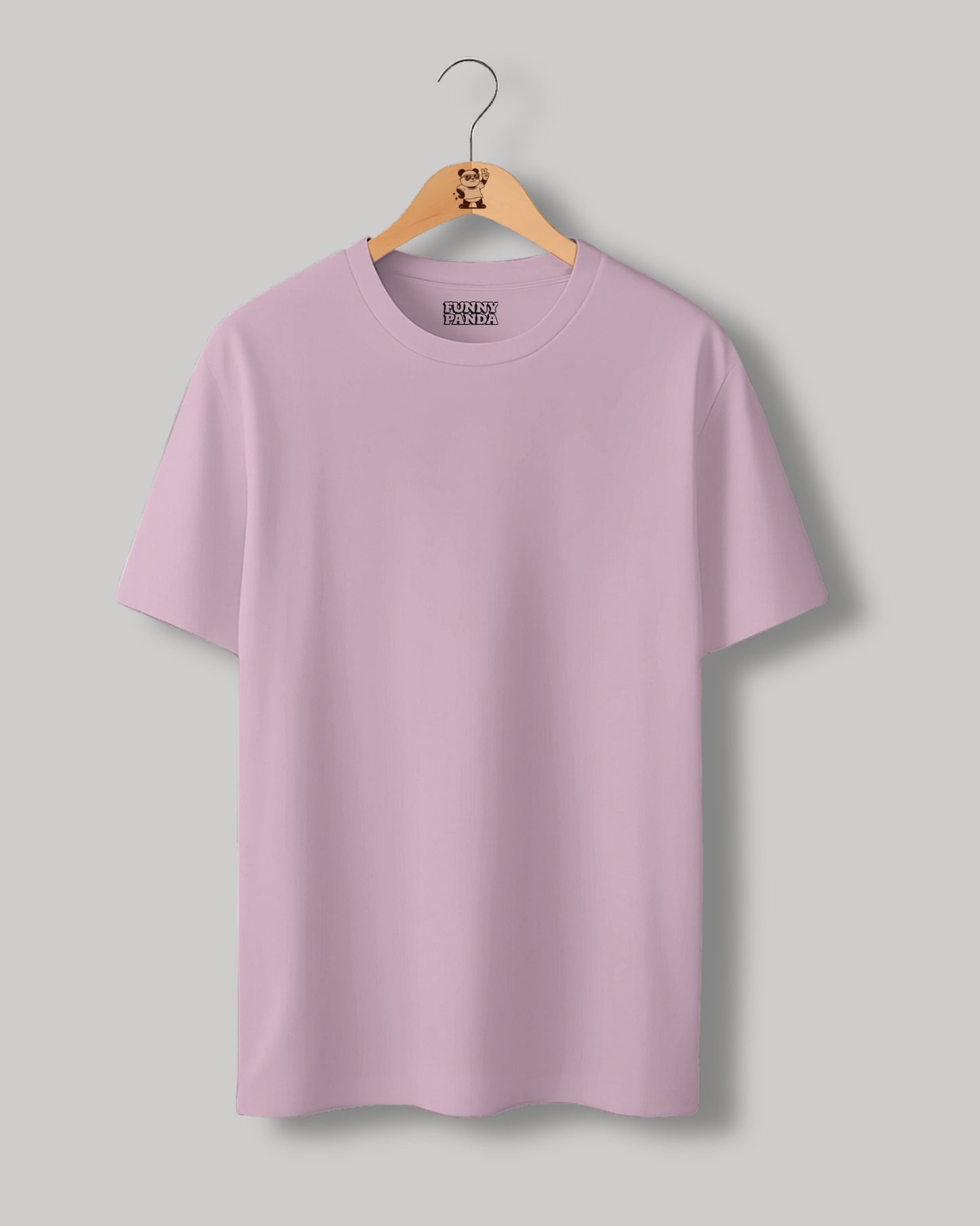 CLASSIC FIT LIGHT BABY PINK PLAIN UNISEX T-SHIRT
