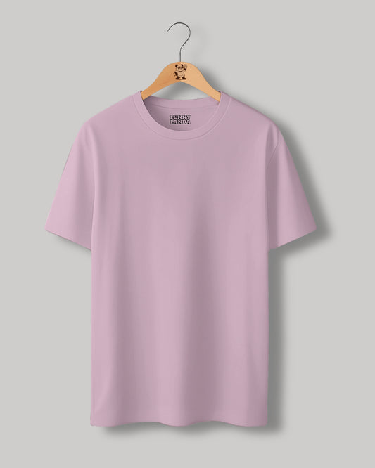 CLASSIC FIT LIGHT BABY PINK PLAIN UNISEX T-SHIRT