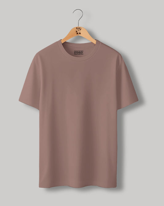 CLASSIC FIT MUSHROOM PLAIN UNISEX T-SHIRT