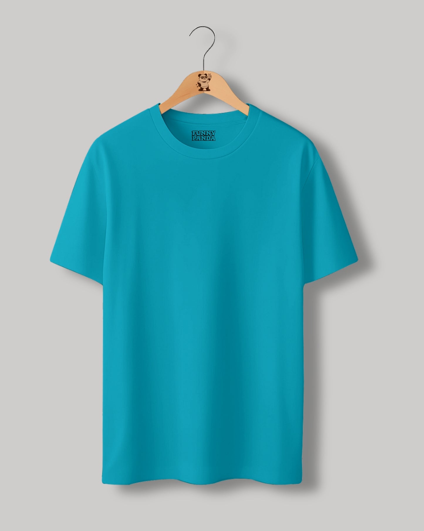 CLASSIC FIT SKY BLUE PLAIN UNISEX T-SHIRT