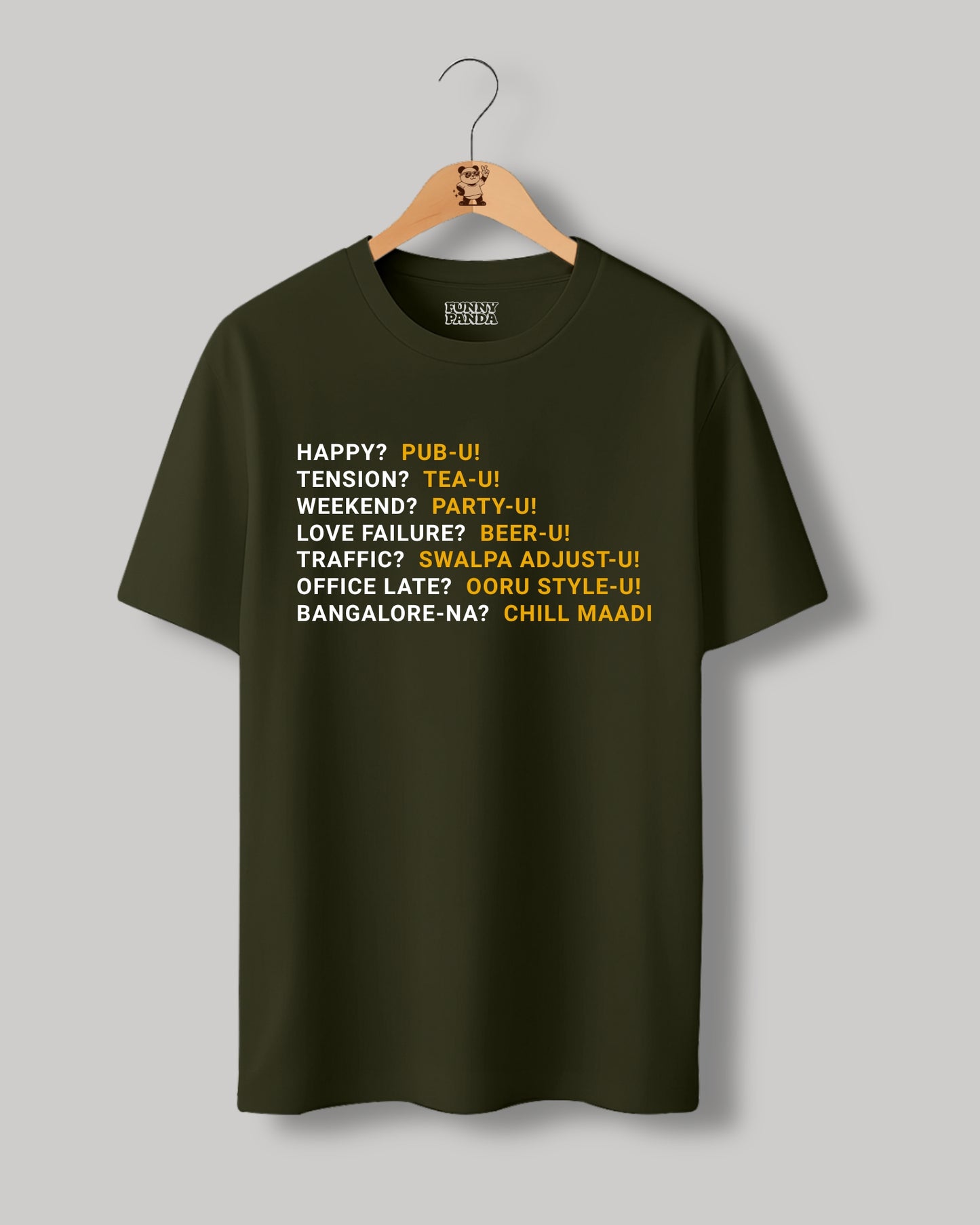 BANGALORE NA CHILL MADI TSHIRT
