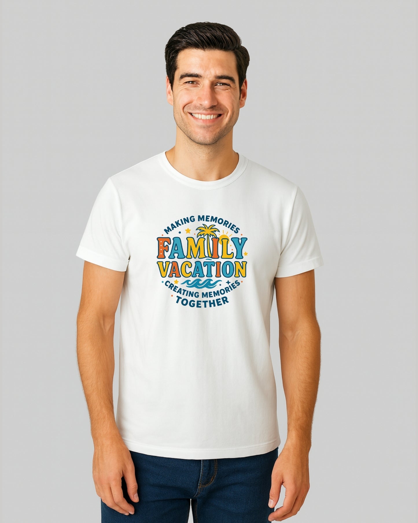 FAMILY VACATION Family T-Shirt – Men