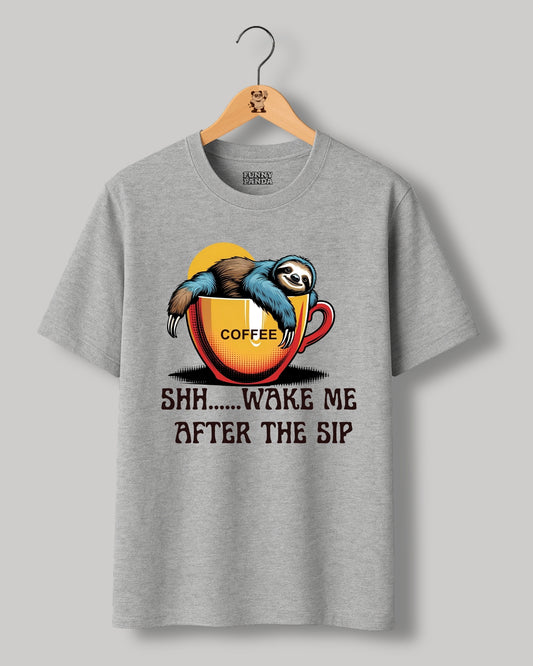 WAKE ME WITH COFFEE TSHIRT