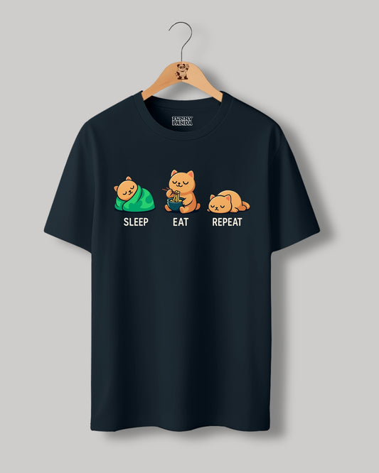 EAT SLEEP REPEAT TSHIRT