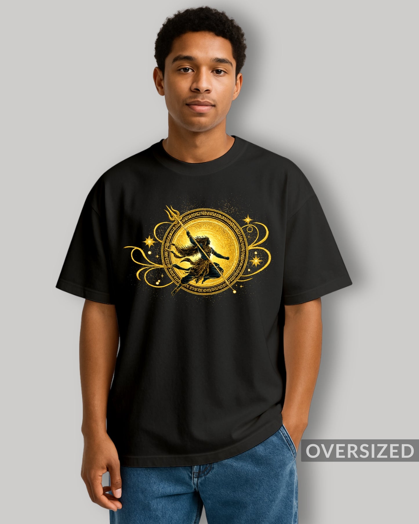 LORD SHIVA WITH TRISUL T-SHIRT